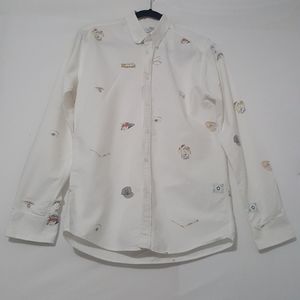 Soulland Mikado button down long Sleeve shirt